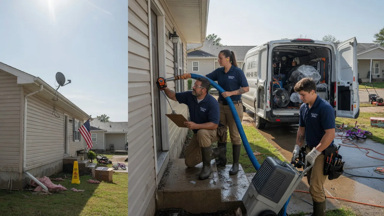 Ceiling Water Damage Restoration in Collinwood, TN near me